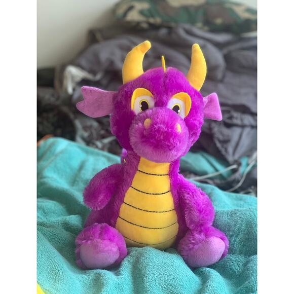 BJ TOYS Purple Spyro Dragon with Horns - Picture 3 of 16